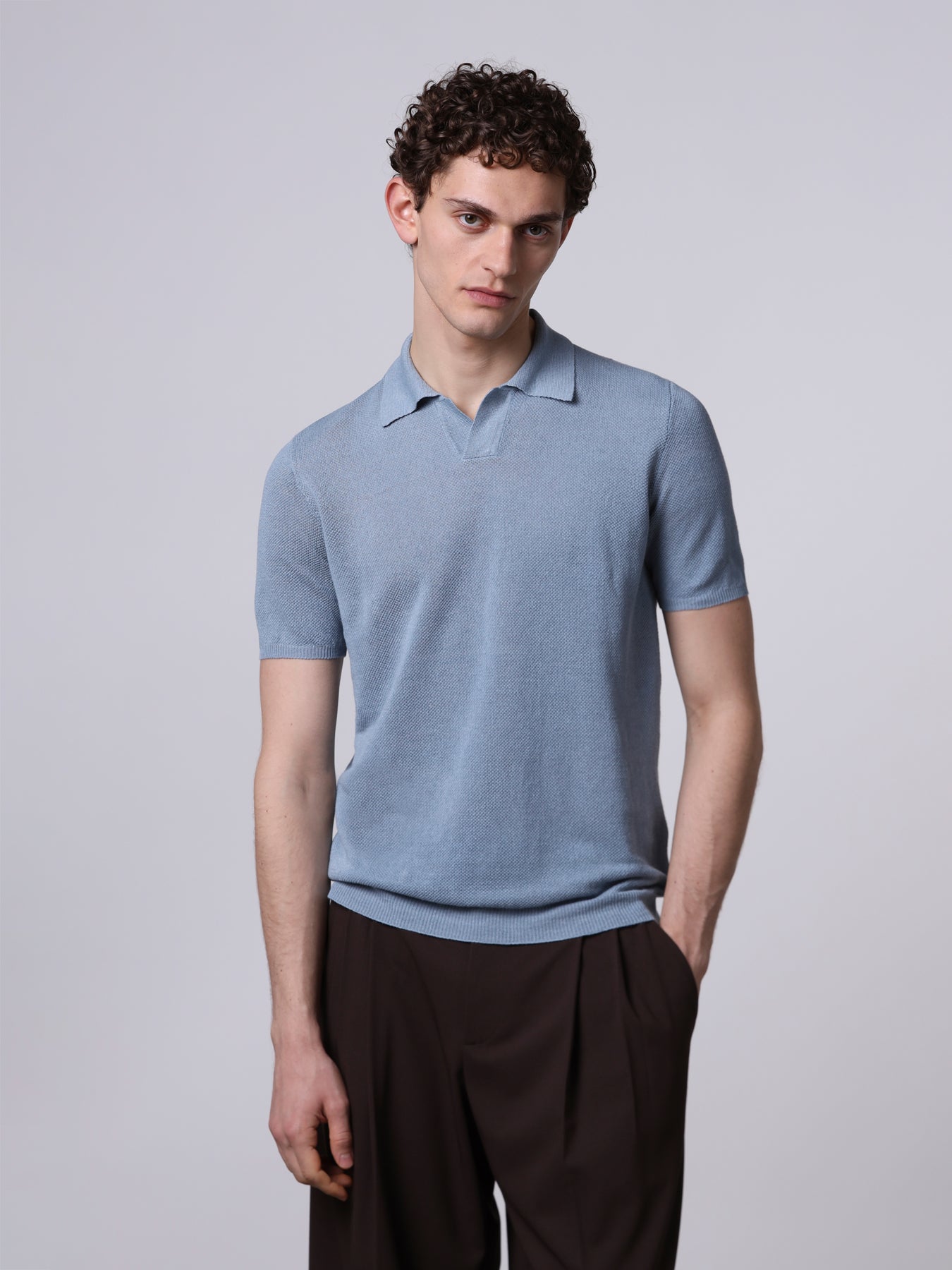 Linen polo