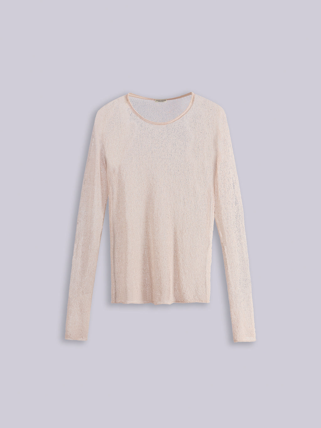 Openwork Lace-Effect sweater