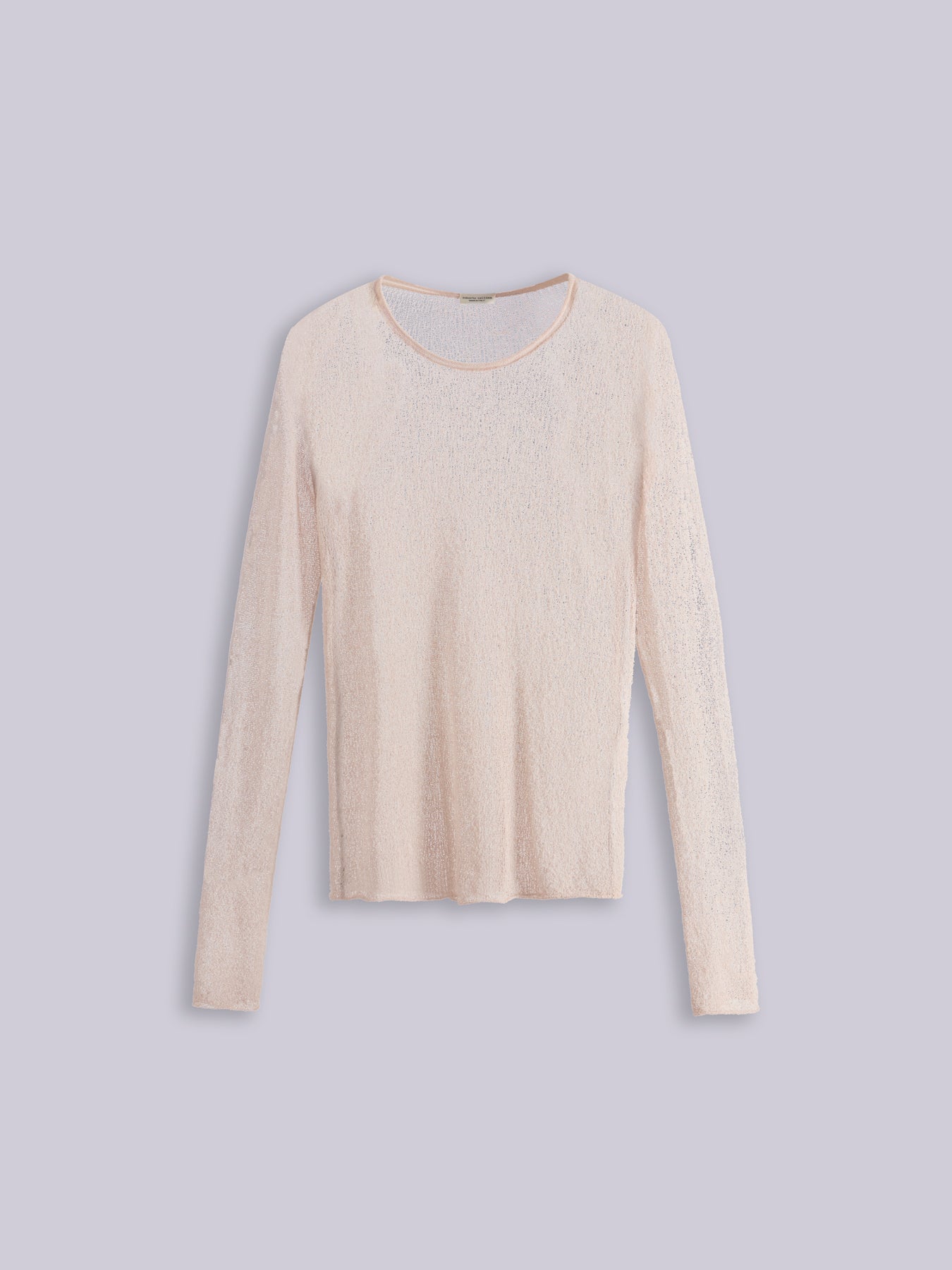 Openwork Lace-Effect sweater