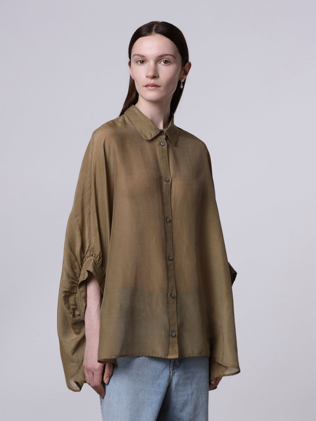 Short sleeves oversized shirt