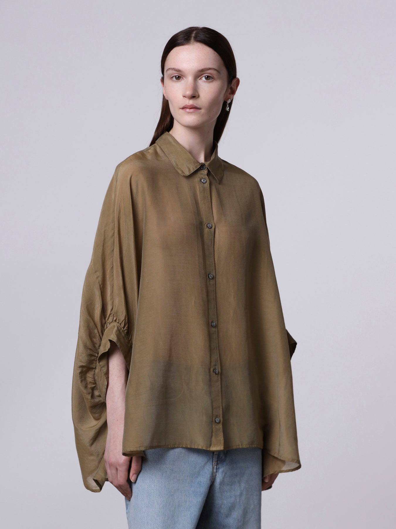 Short sleeves oversized shirt