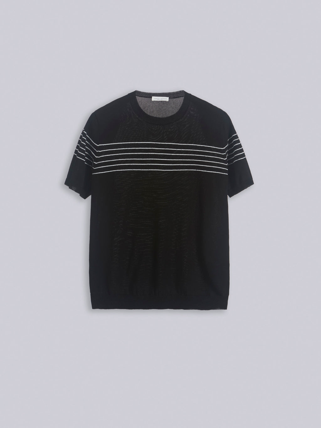 Detail stripe t-shirt