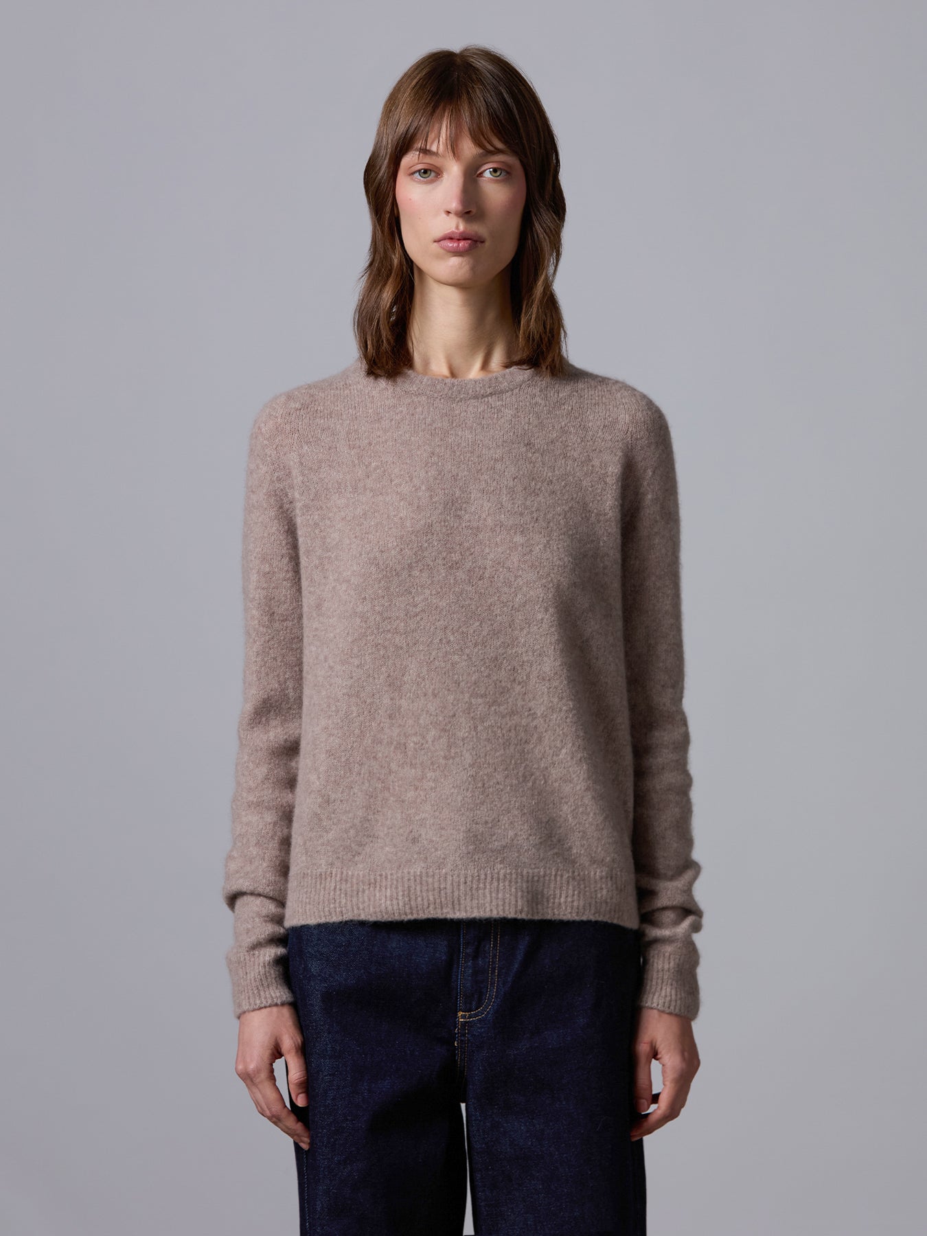 Cashmere and silk sweater