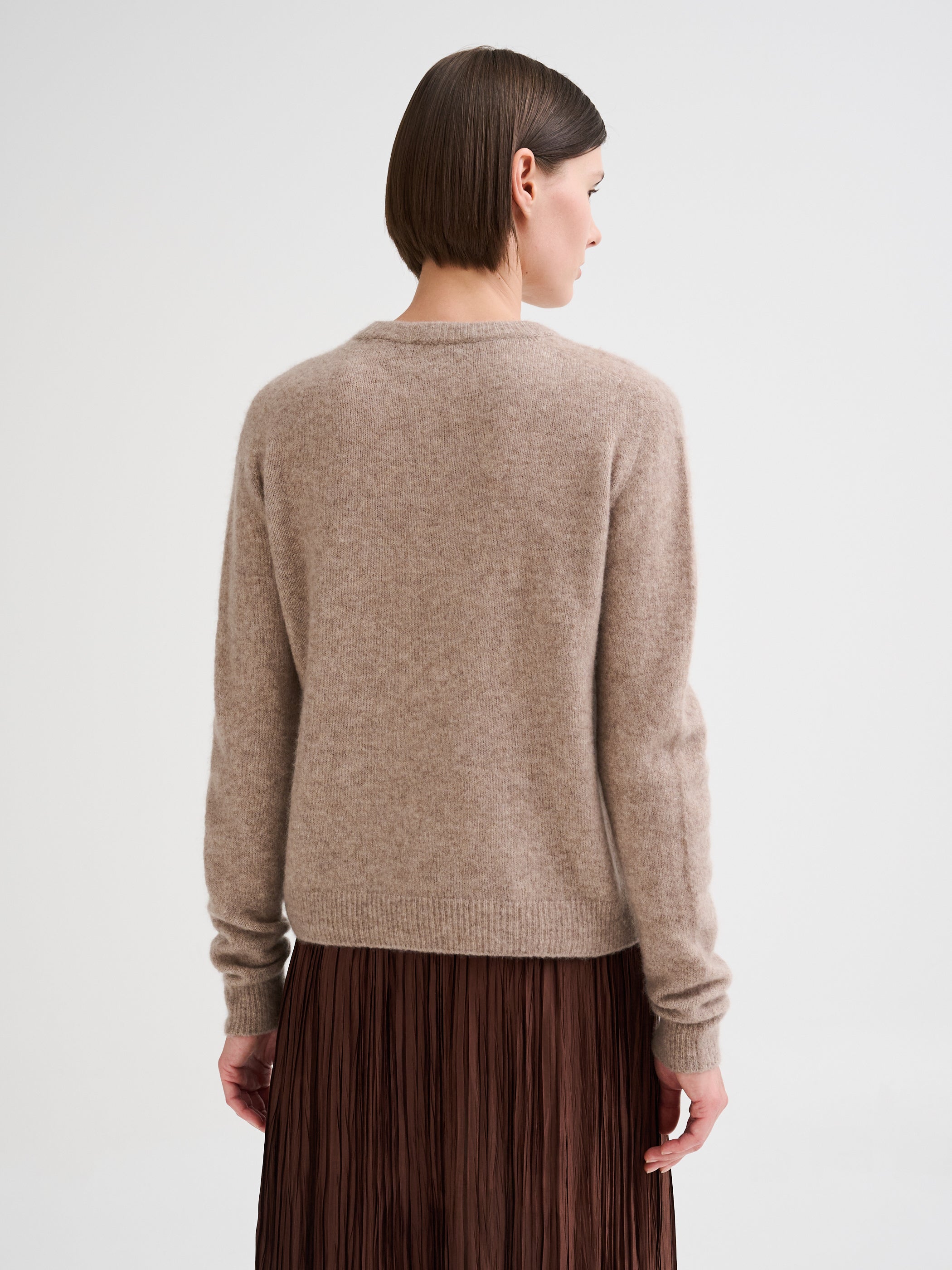 Cashmere and silk sweater