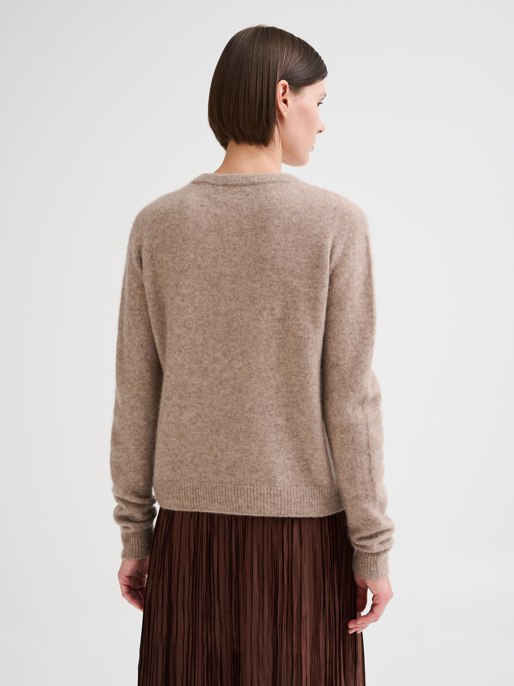 Cashmere and silk sweater