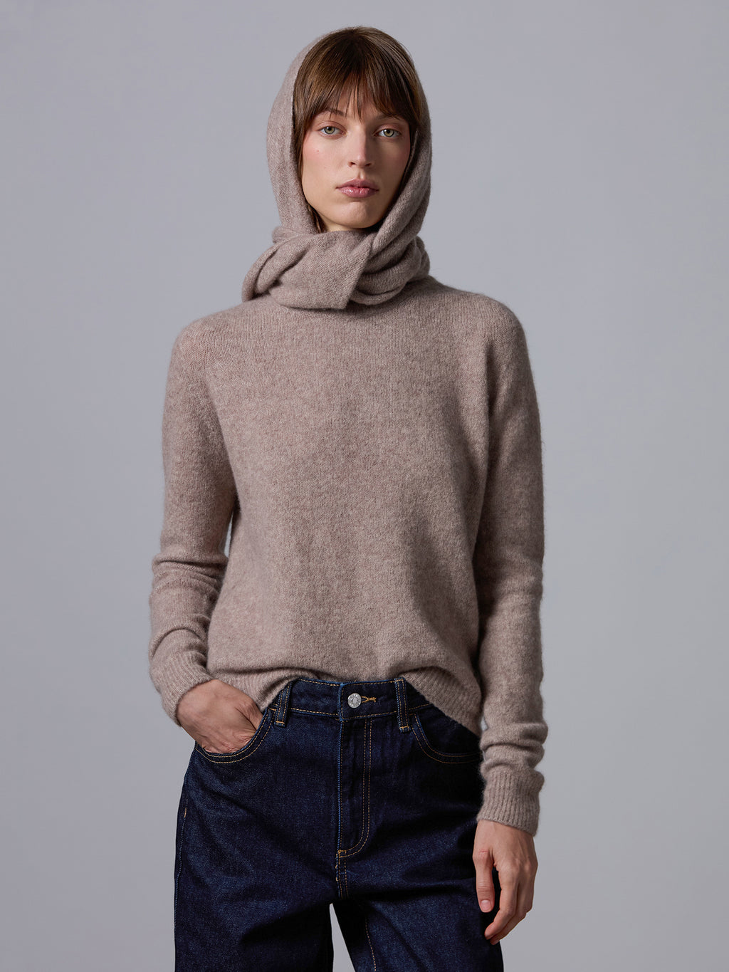 Cashmere and silk bandana