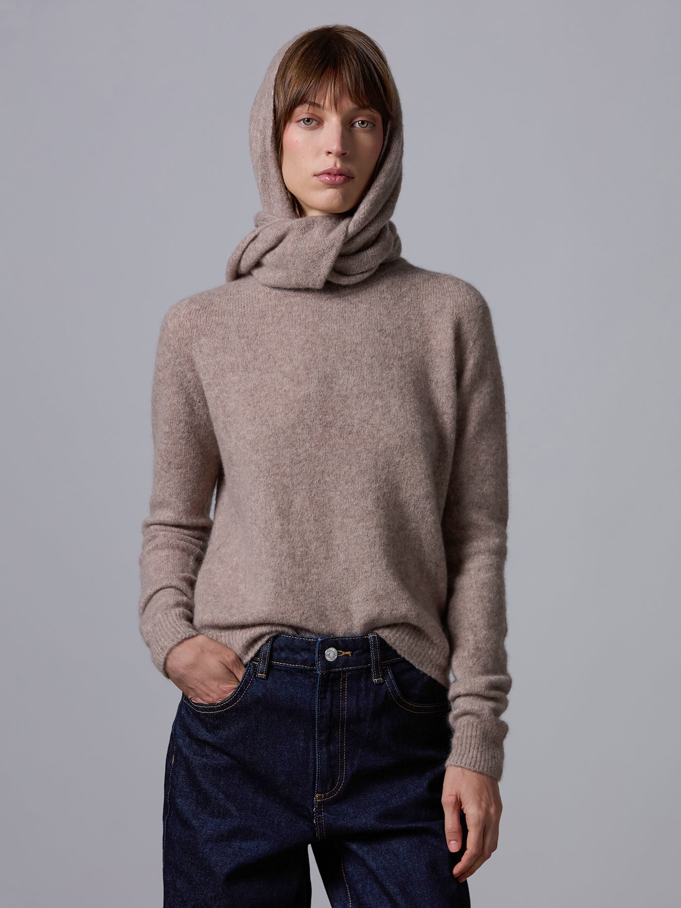 Cashmere and silk bandana