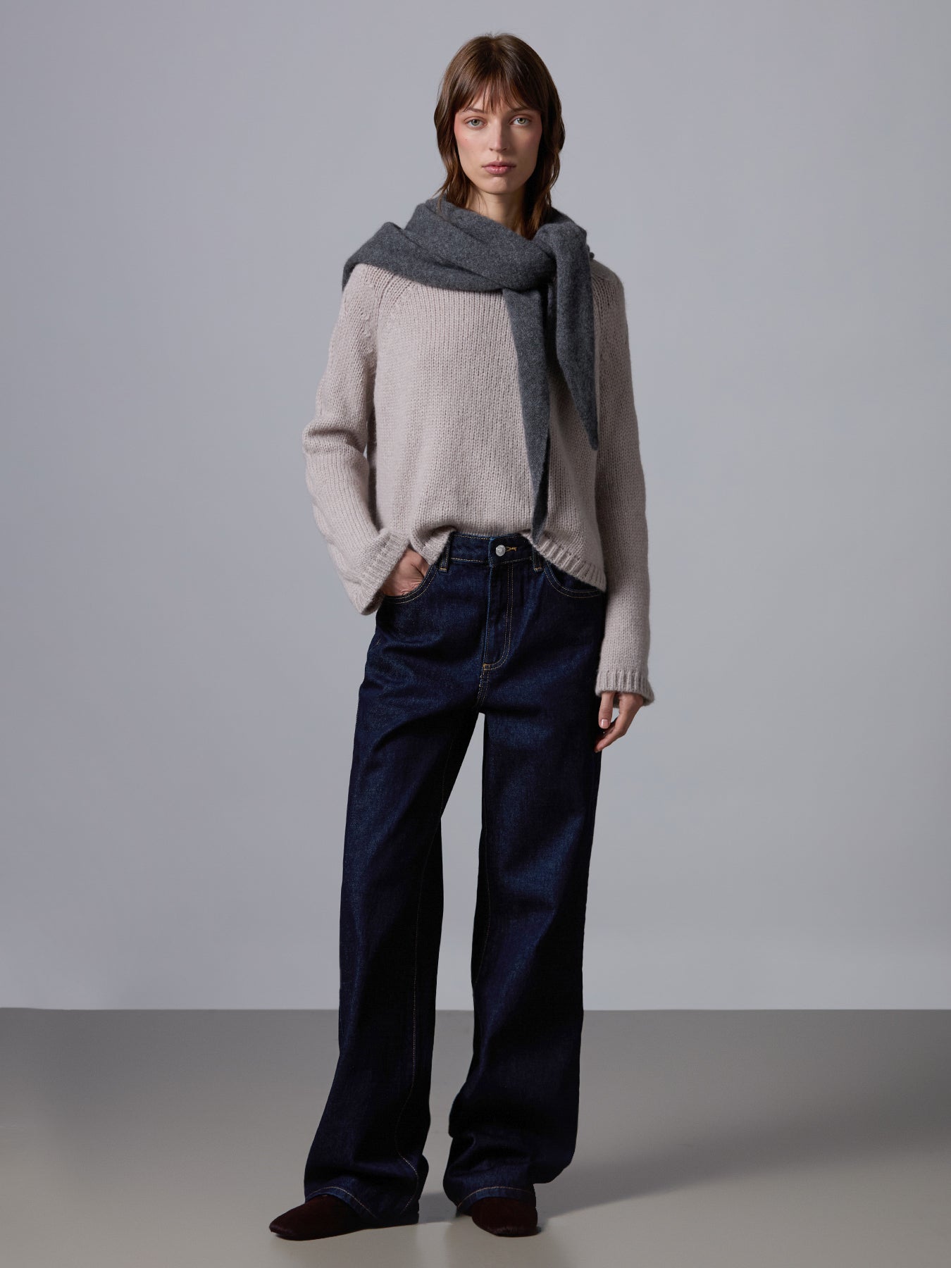 Cashmere and silk bandana