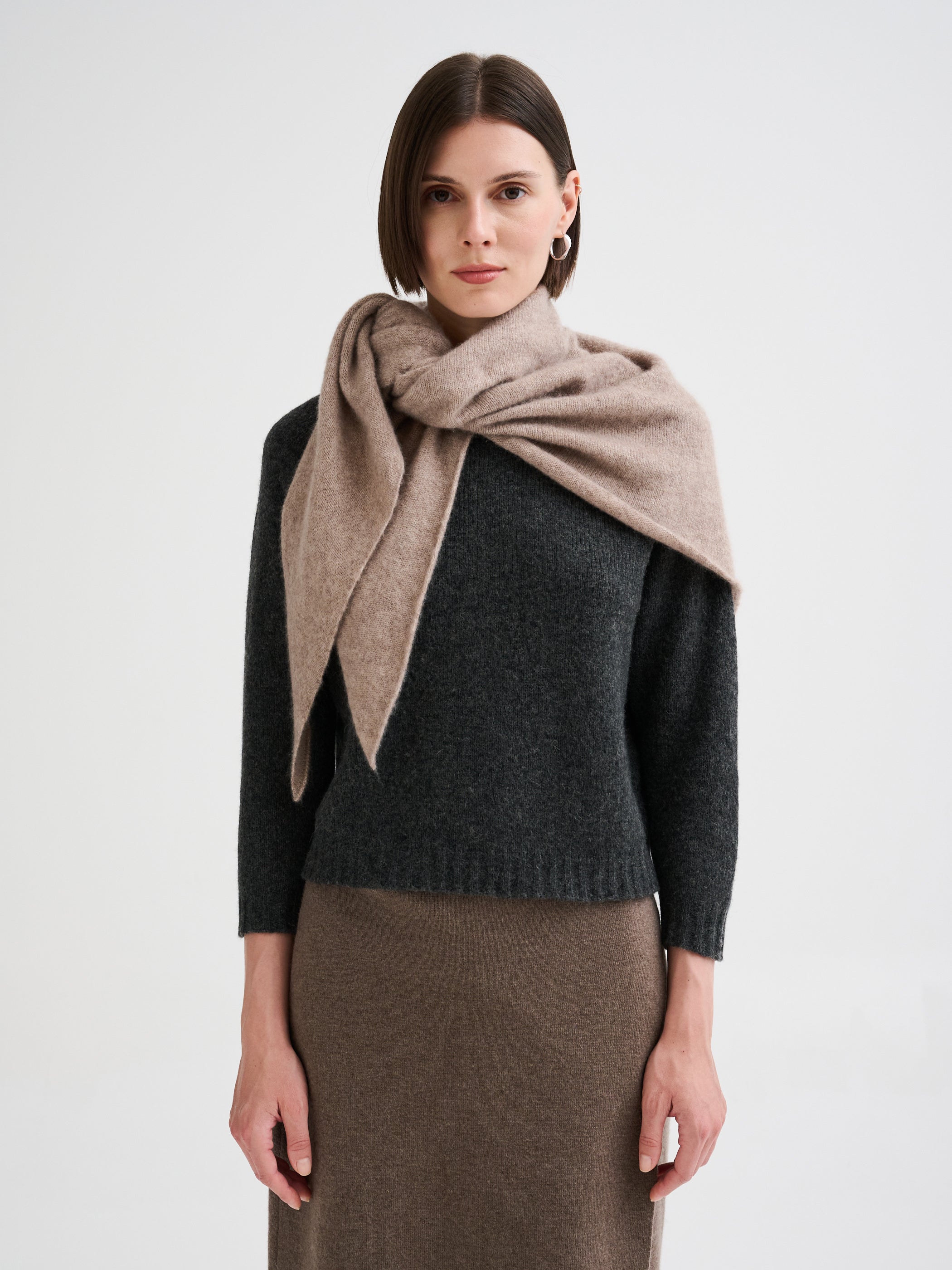 Cashmere and silk bandana