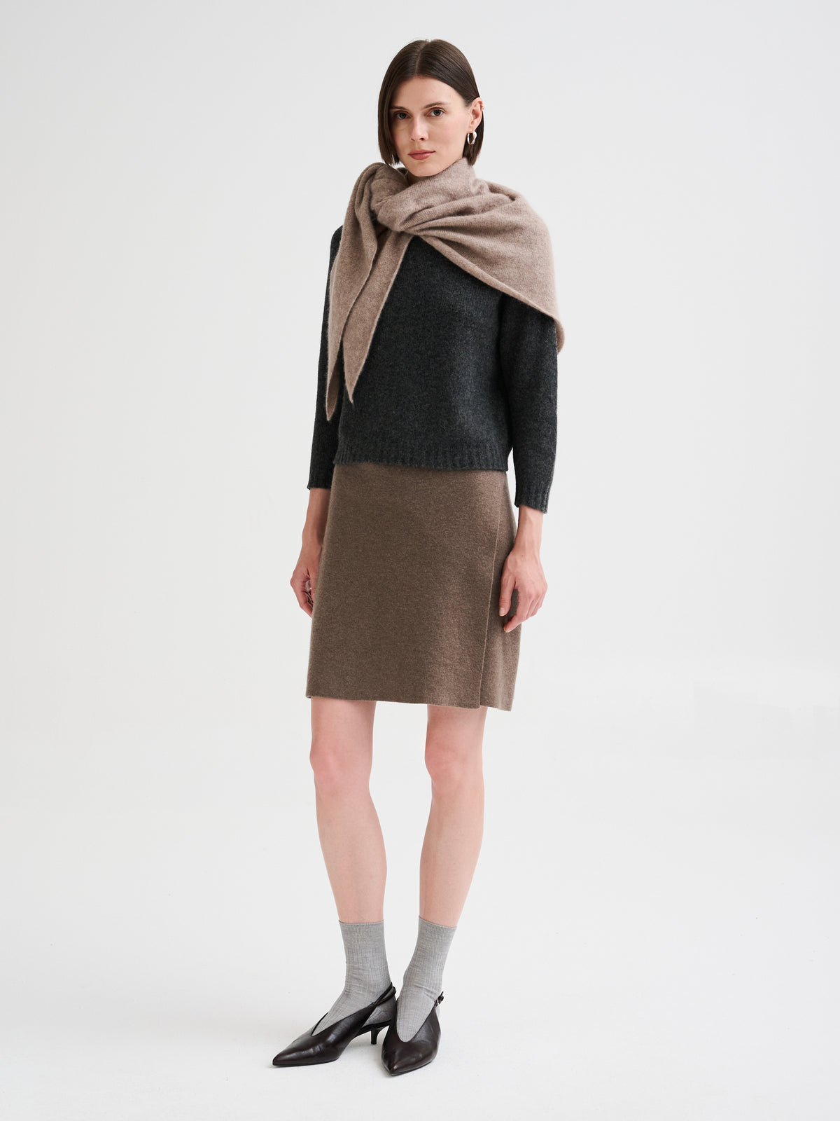 Cashmere and silk bandana