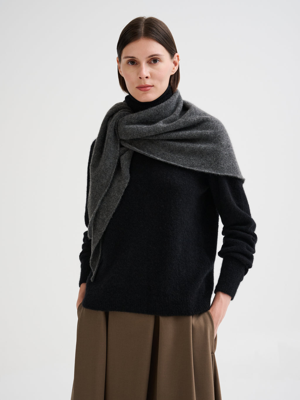 Cashmere and silk bandana