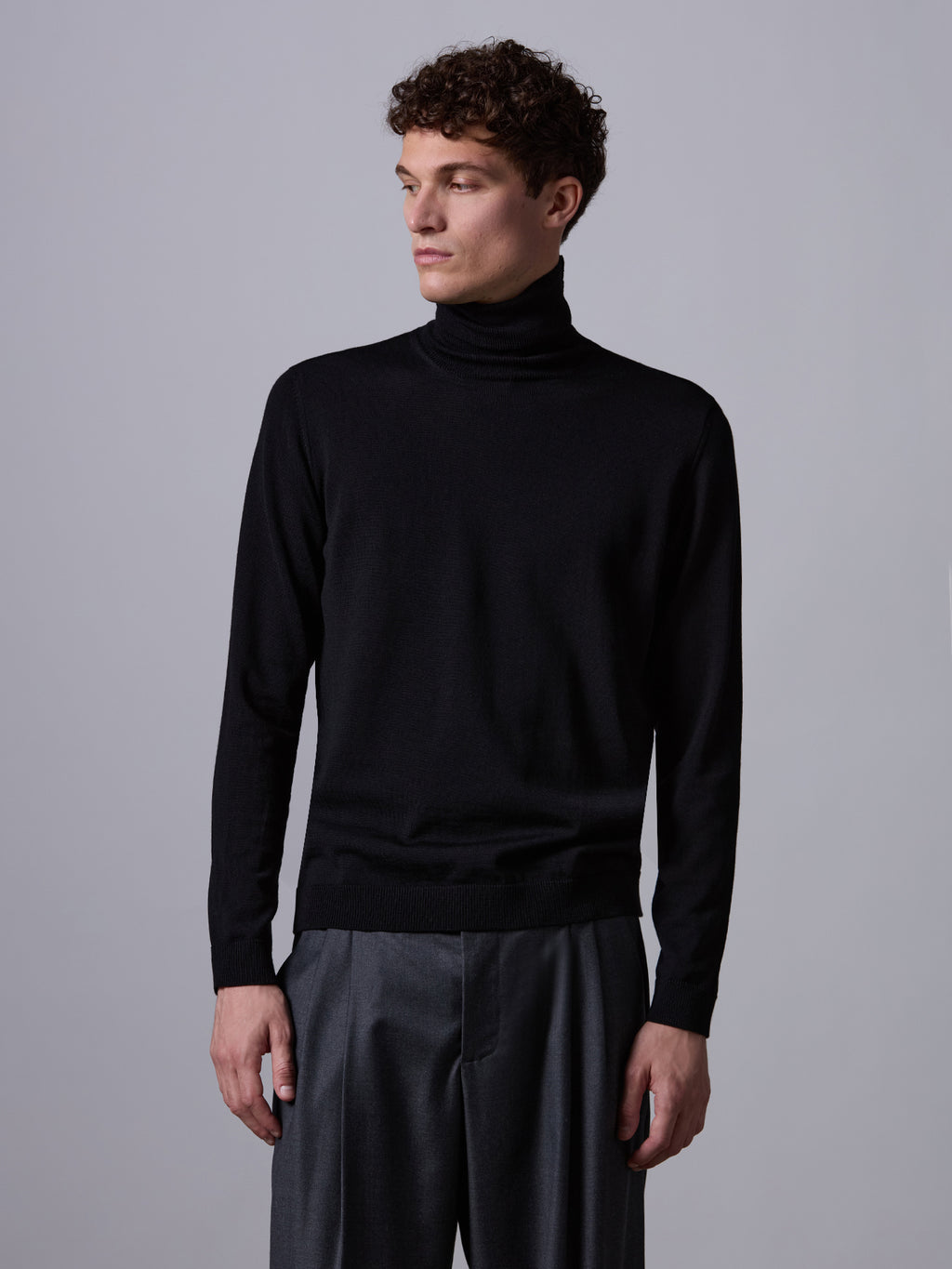 Merino wool polo