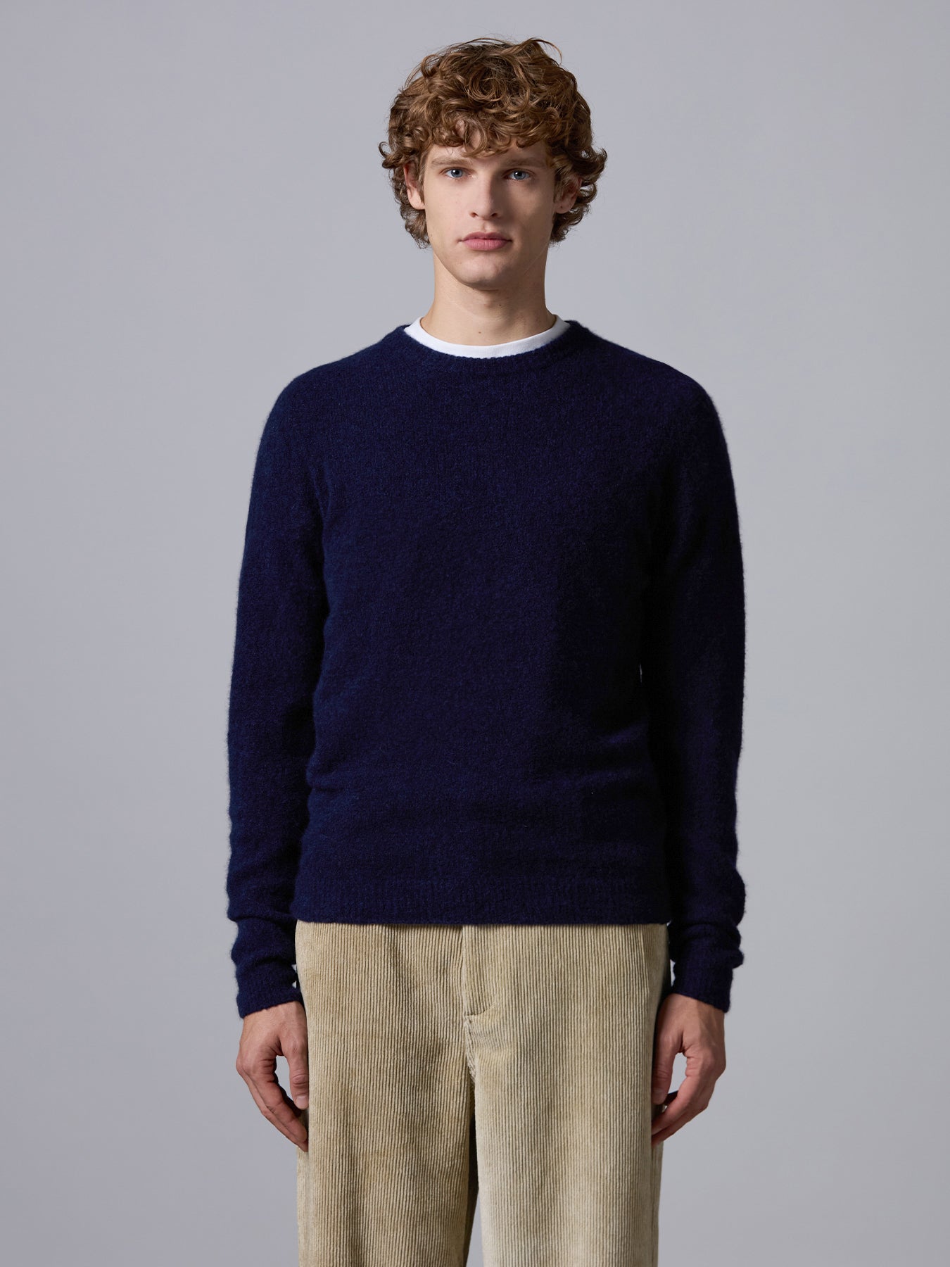 Cashmere and silk sweater