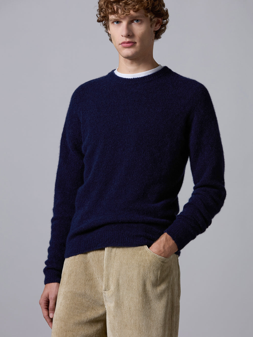 Cashmere and silk sweater