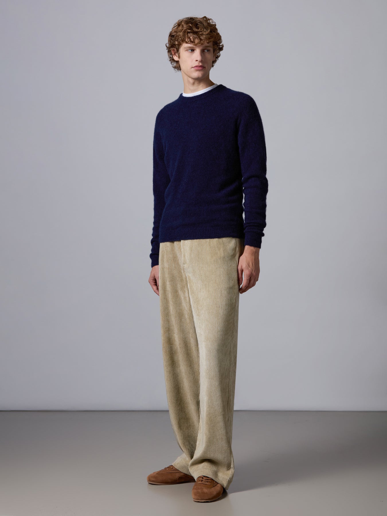 Cashmere and silk sweater