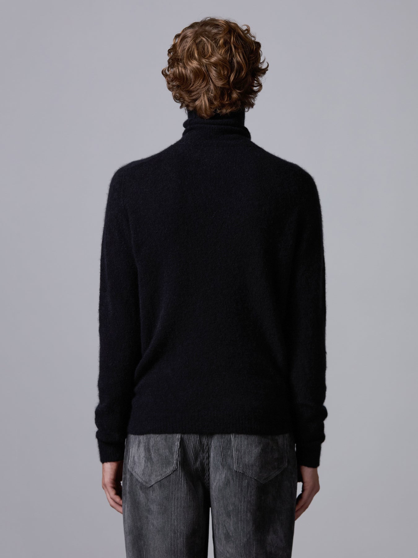 Cashmere and silk turtleneck