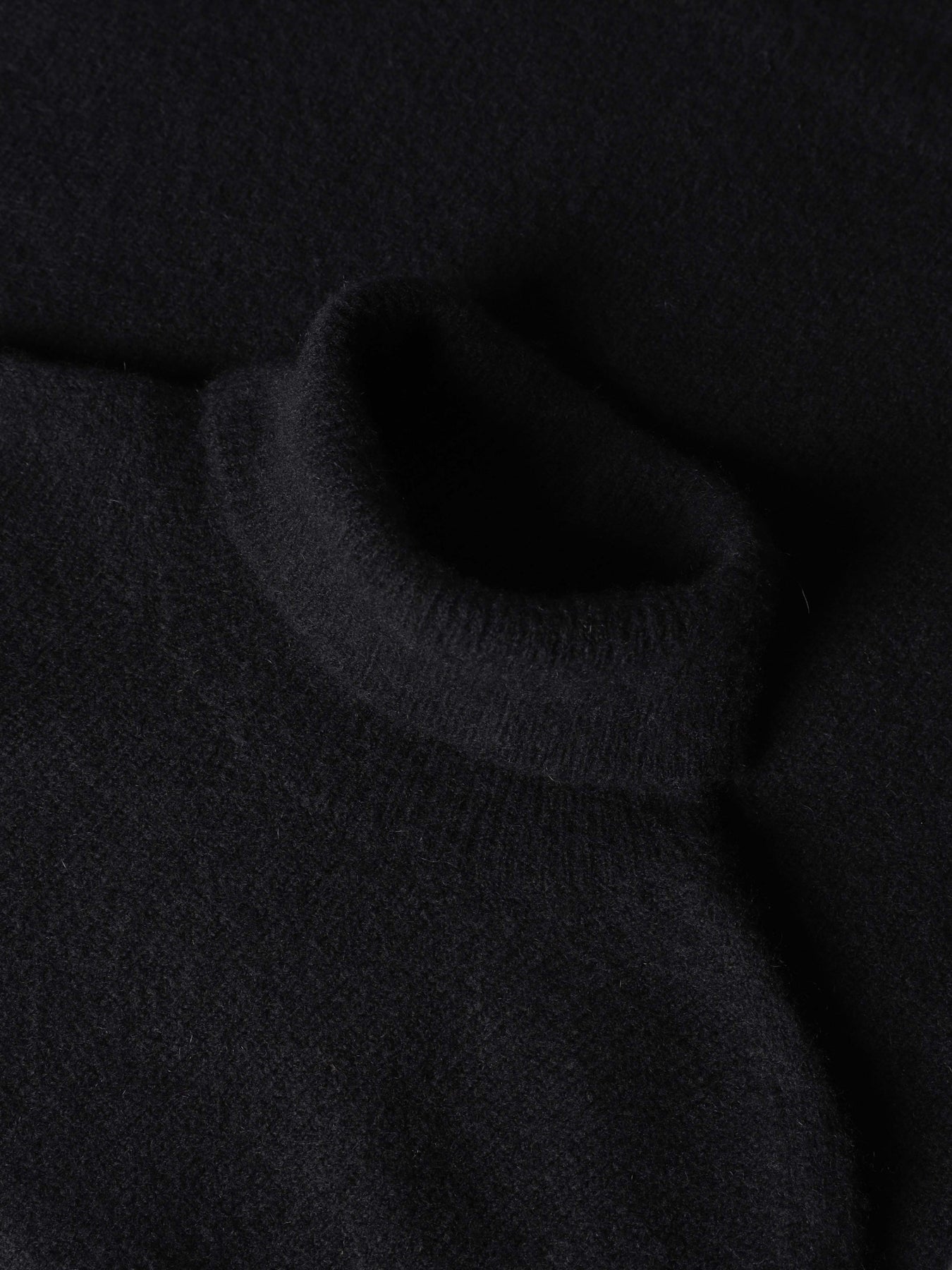 Cashmere and silk turtleneck