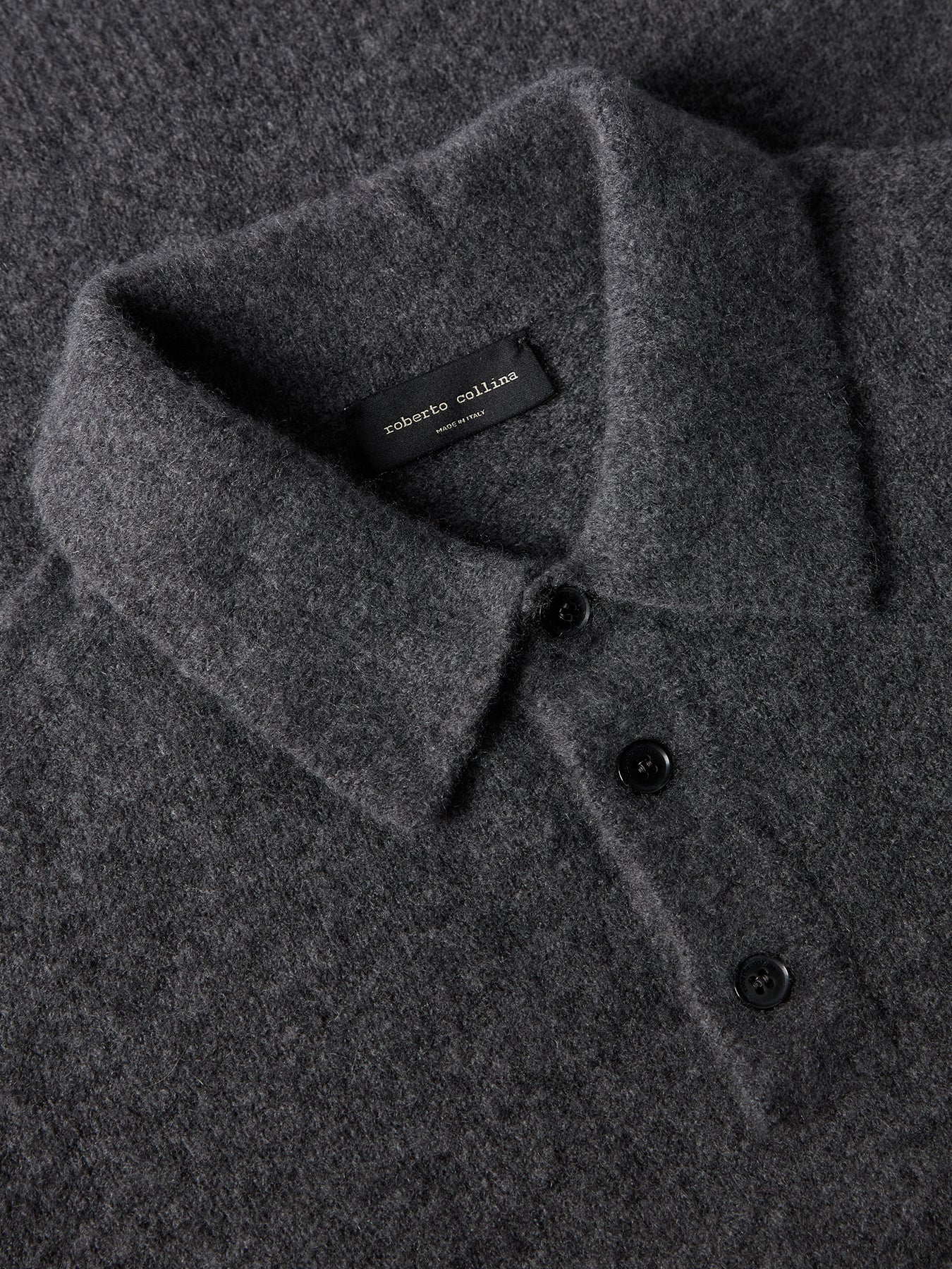 Cashmere and silk polo