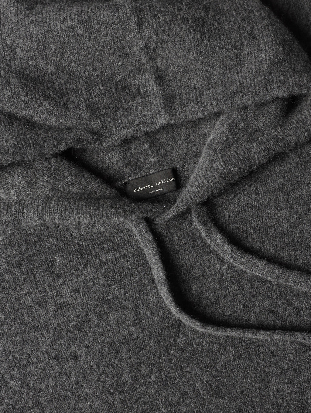 Cashmere and silk hoodie