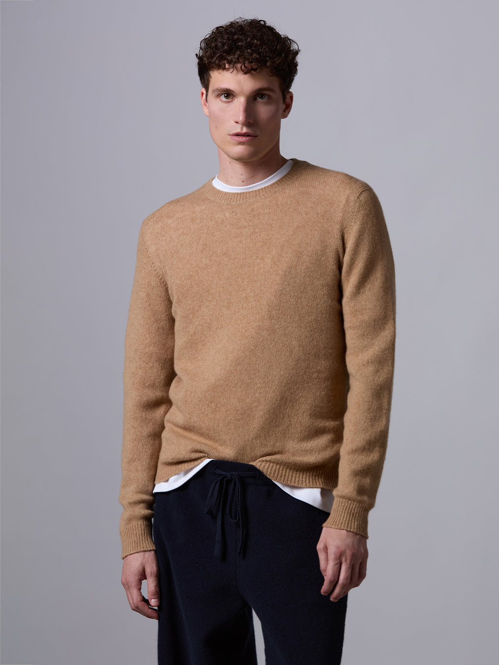 Camel wool sweater