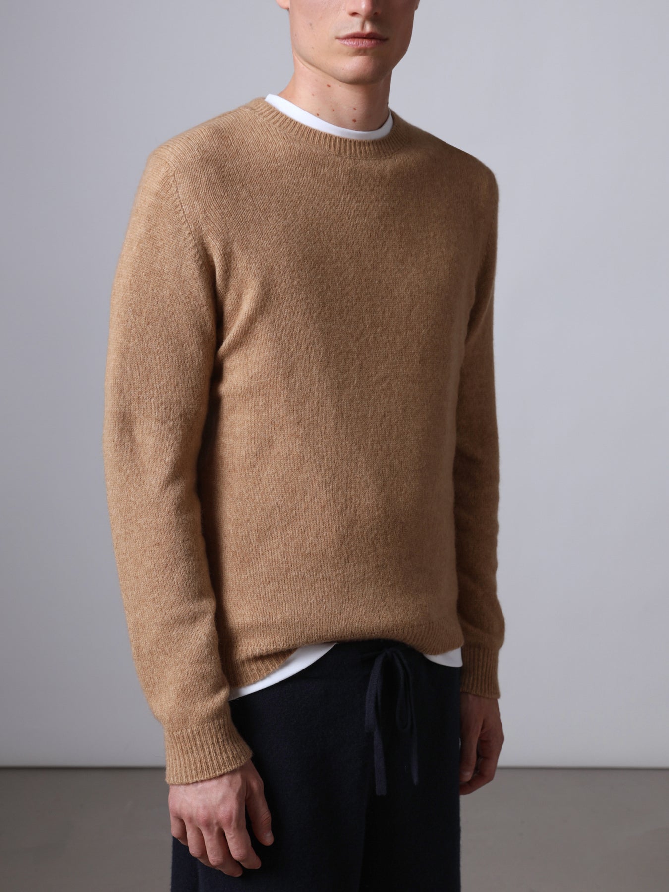 Camel wool sweater