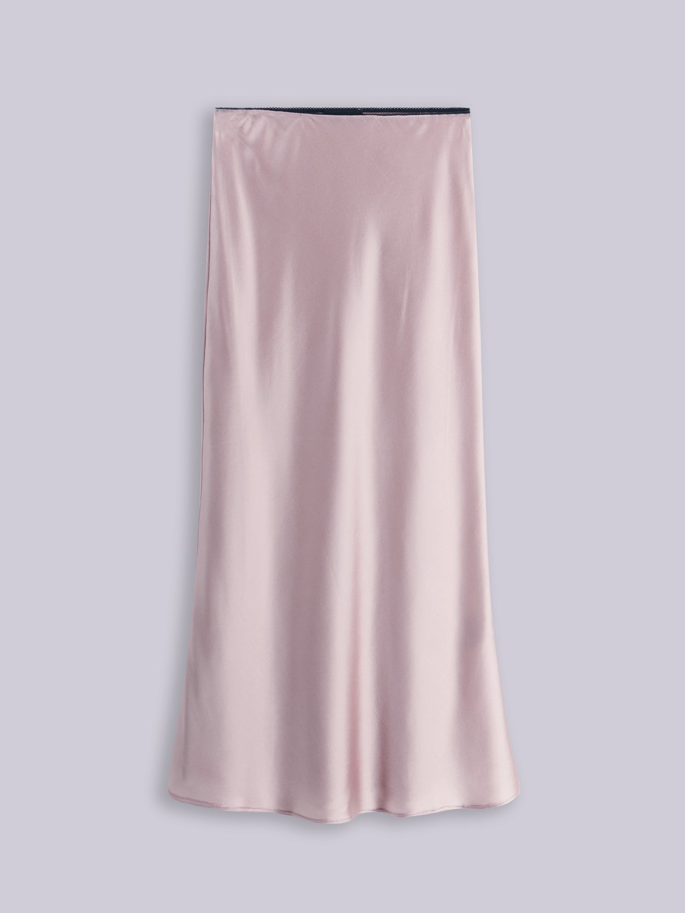 Silk longuette skirt