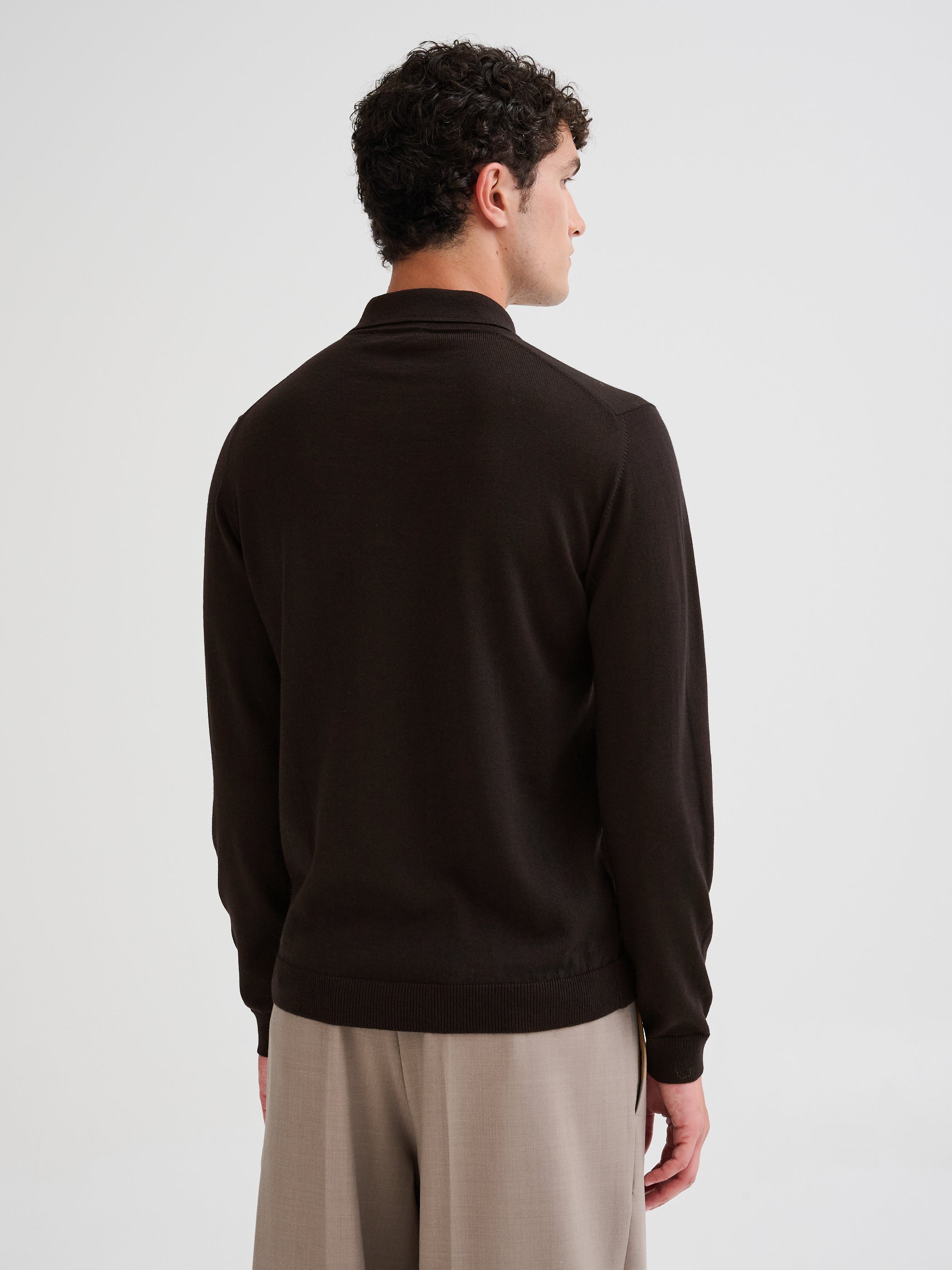 Merino wool polo