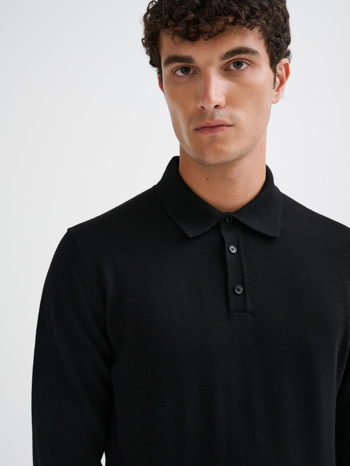 Merino wool polo