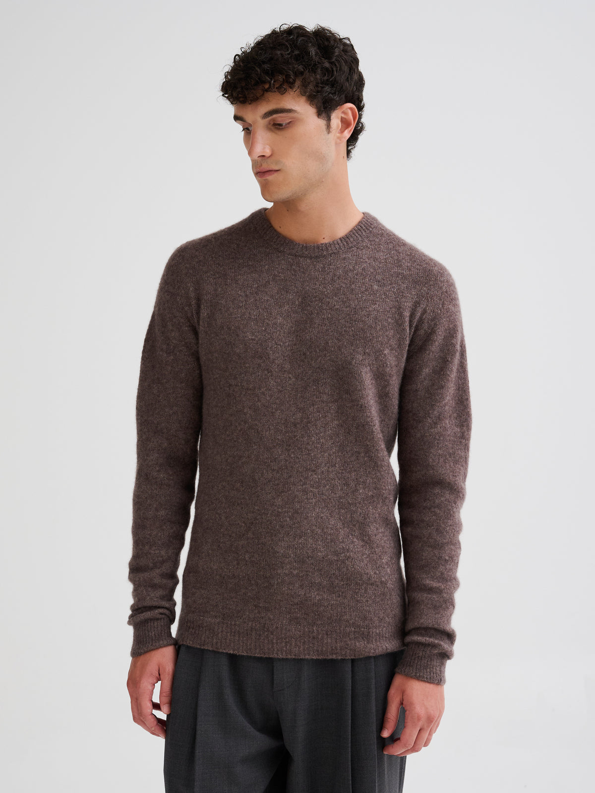 Cashmere and silk sweater