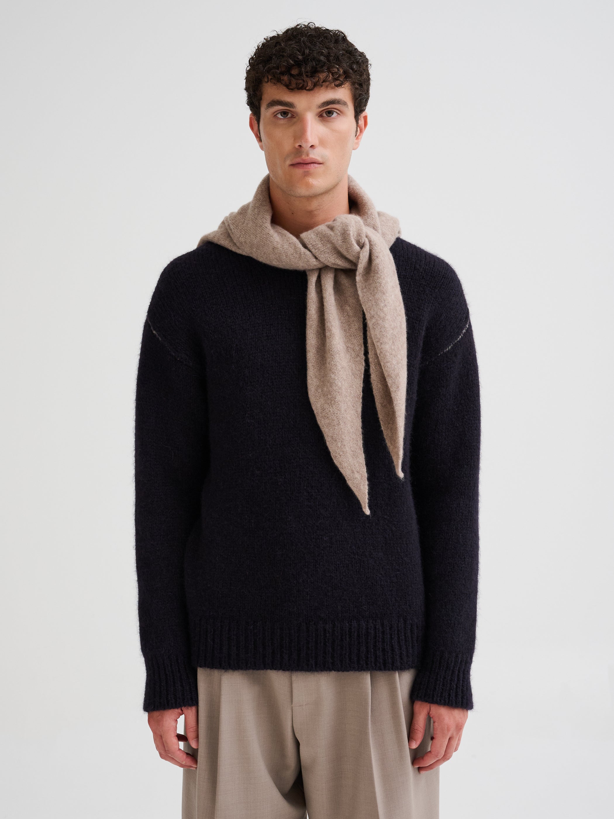Cashmere and silk bandana