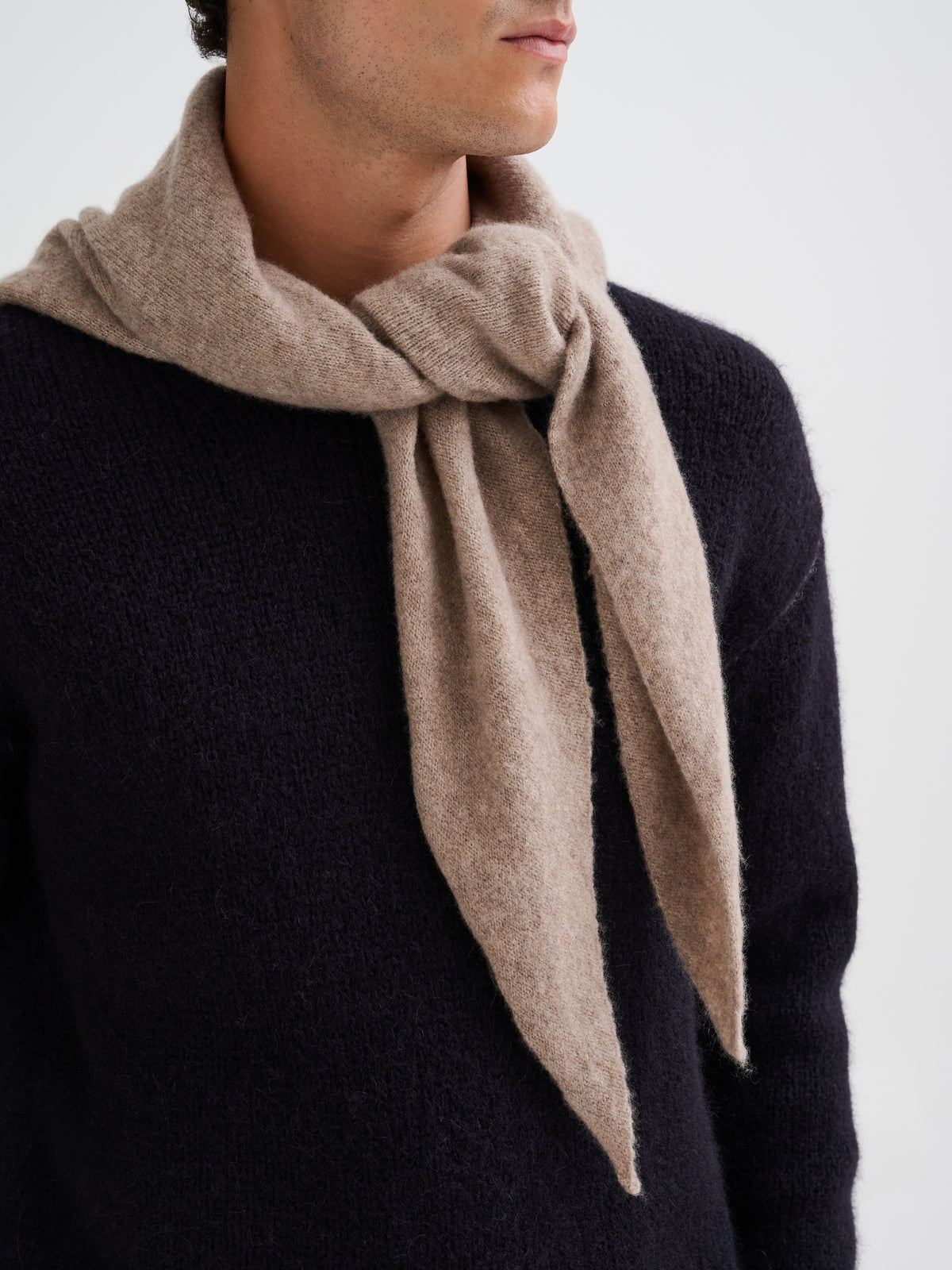 Cashmere and silk bandana