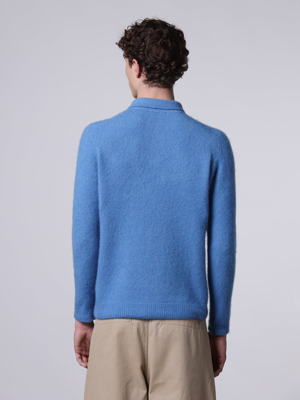 Cashmere and silk polo