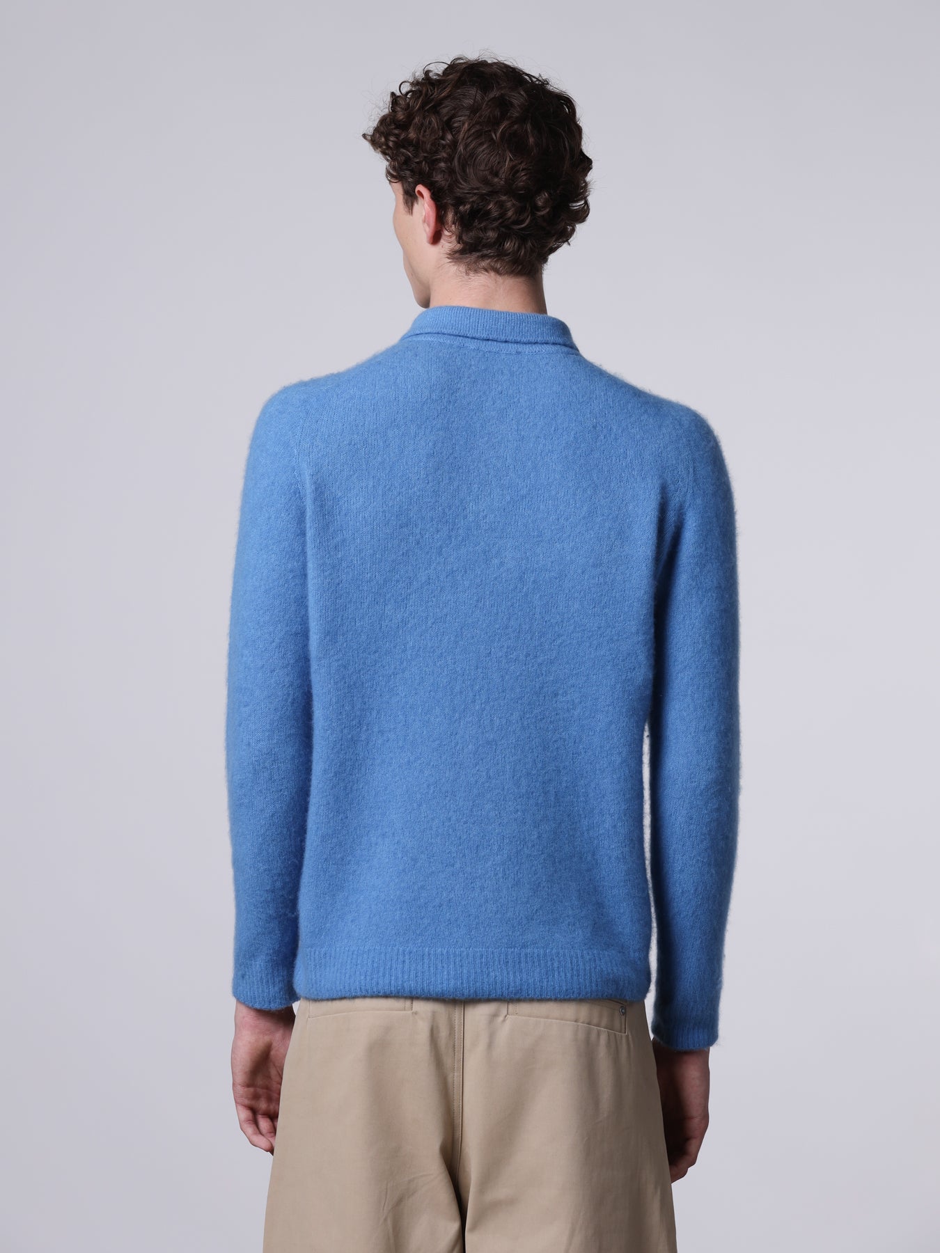 Cashmere and silk polo