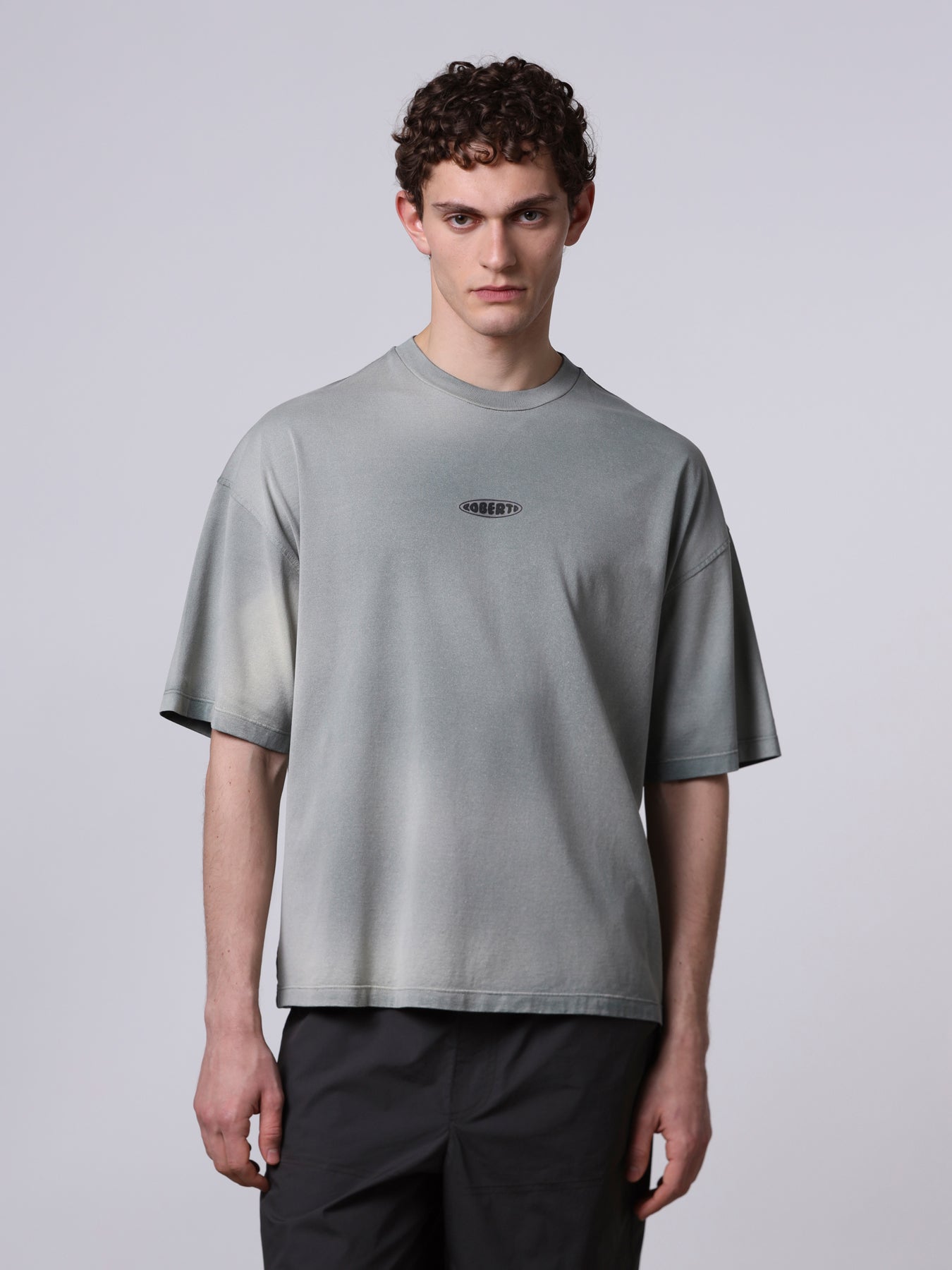 Hand treated t-shirt