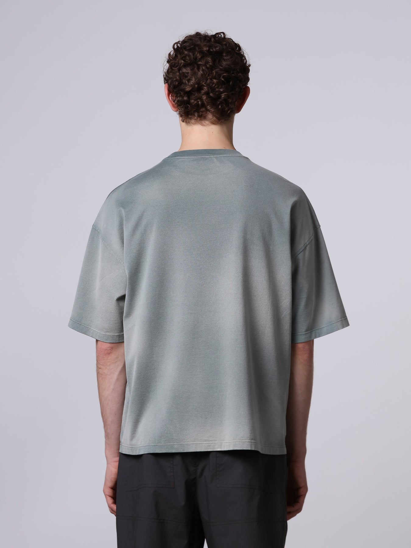 Hand treated t-shirt