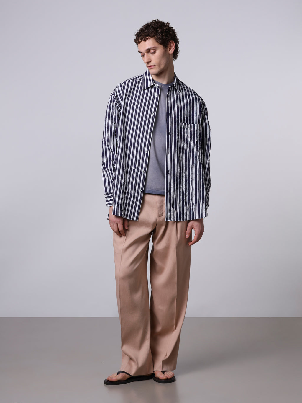 Hand treated t-shirt