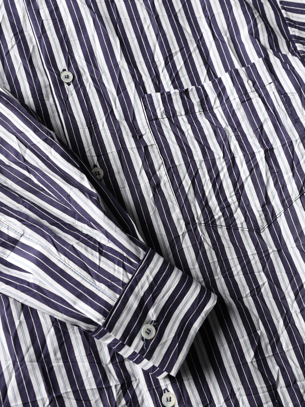 Oversized crinkled shirt