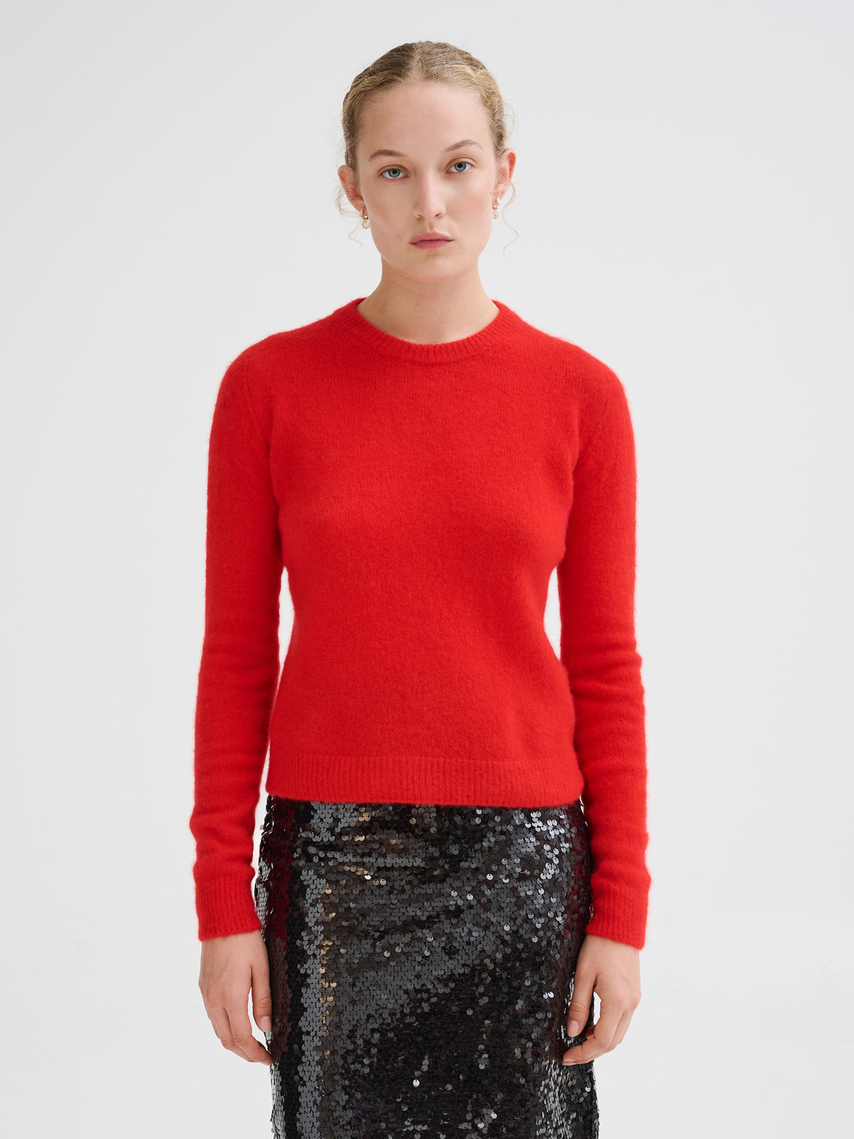 Cashmere and silk sweater