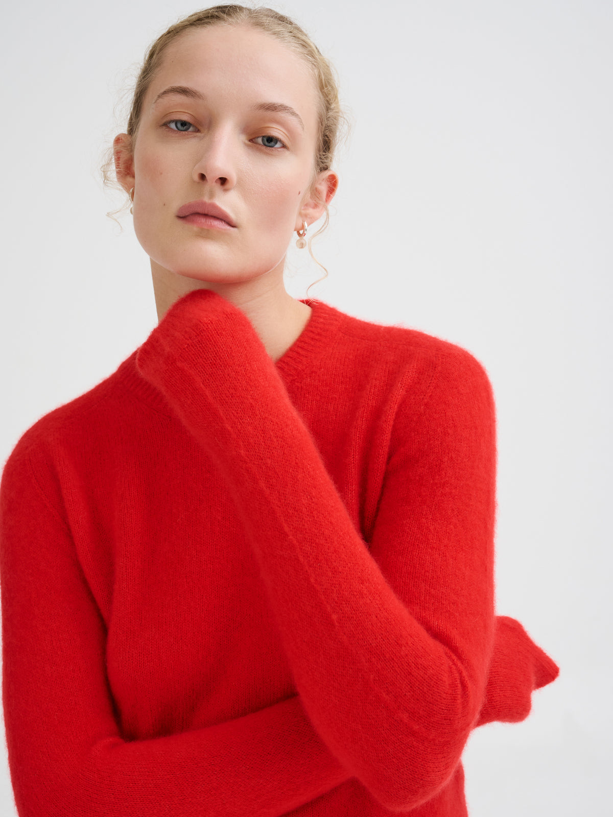 Cashmere and silk sweater