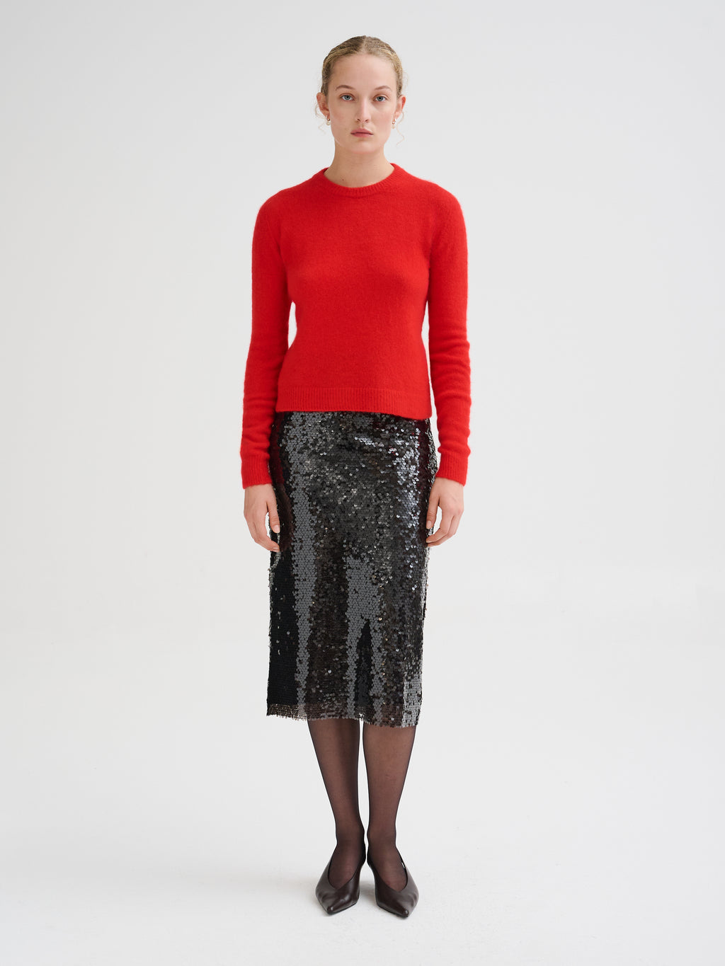 Cashmere and silk sweater