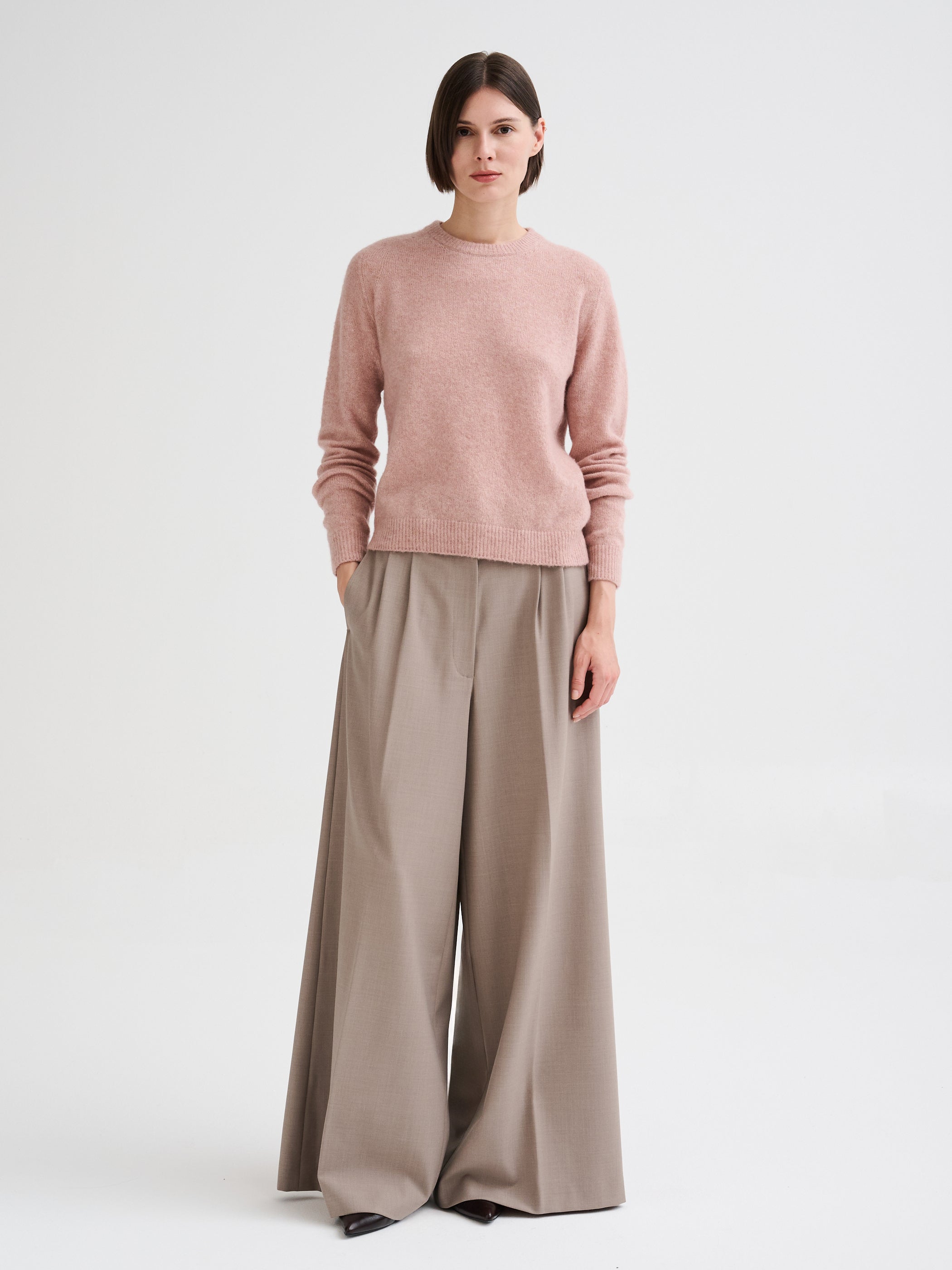 Cashmere and silk sweater