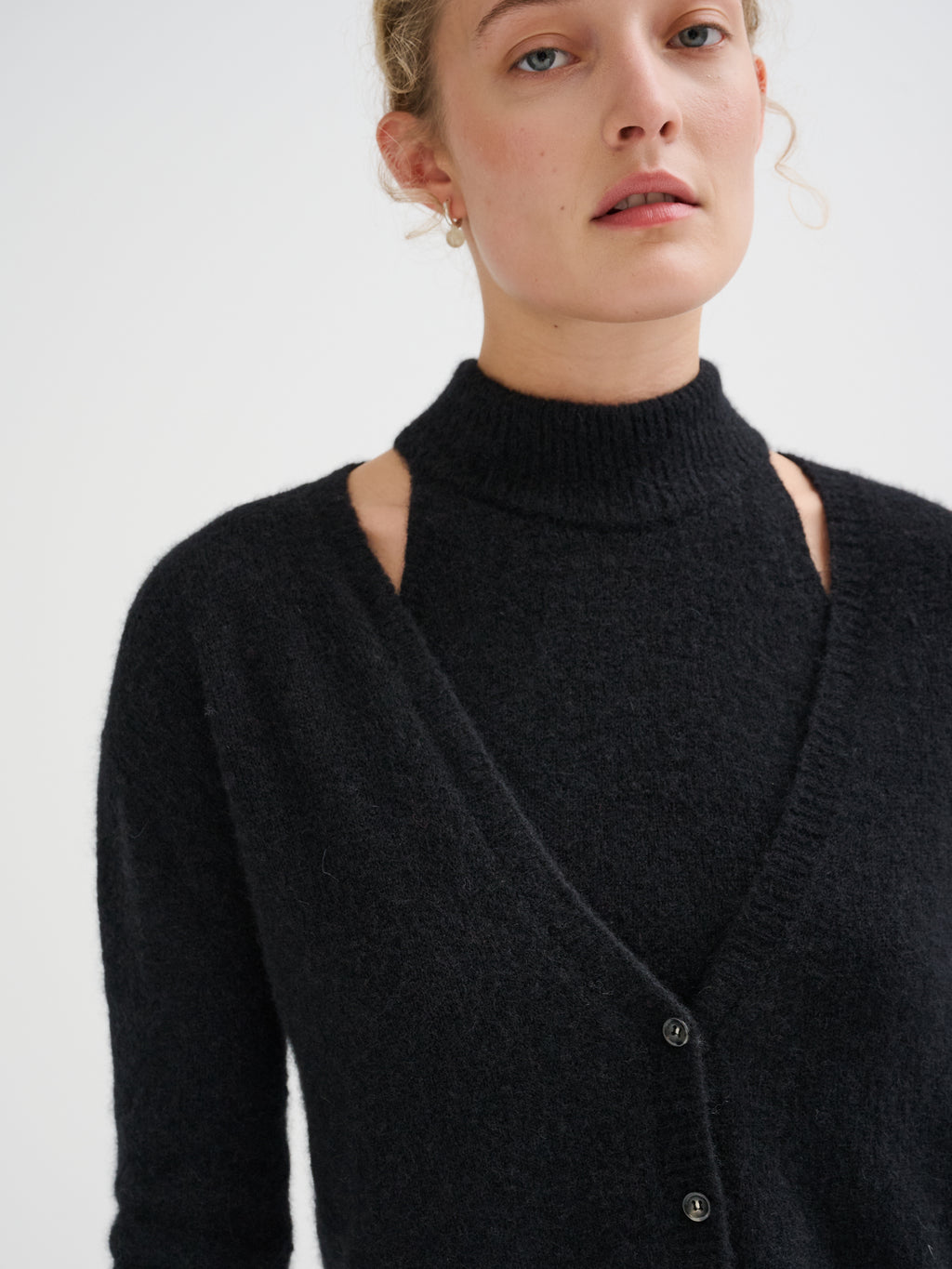 Boxy cashmere and silk cardigan