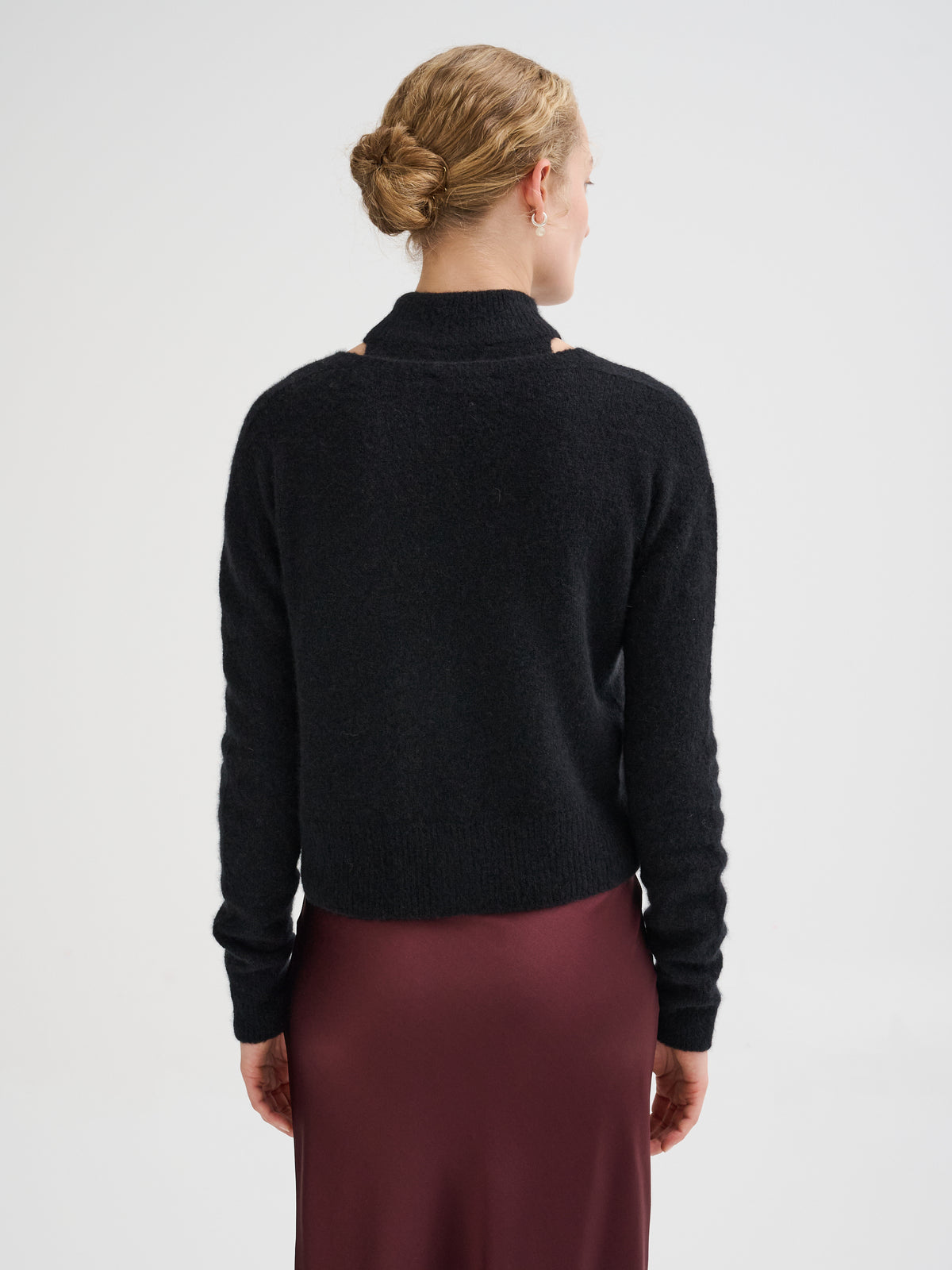 Boxy cashmere and silk cardigan