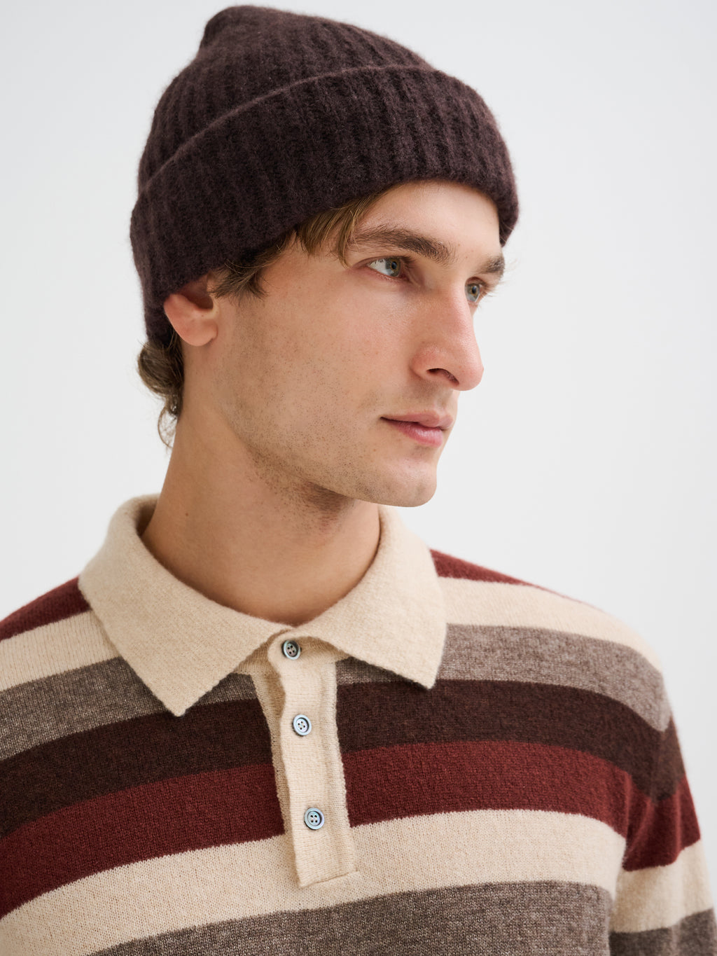 Cashmere and silk beanie