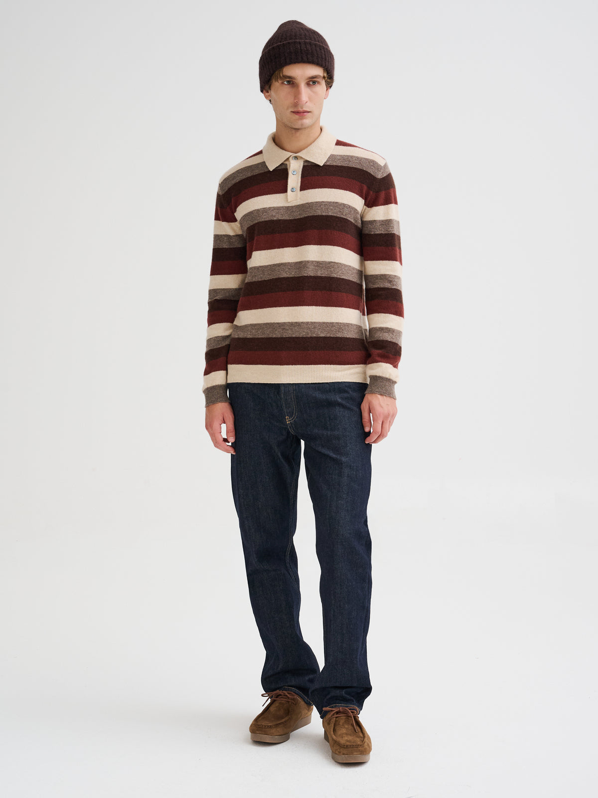 Cashmere and silk beanie