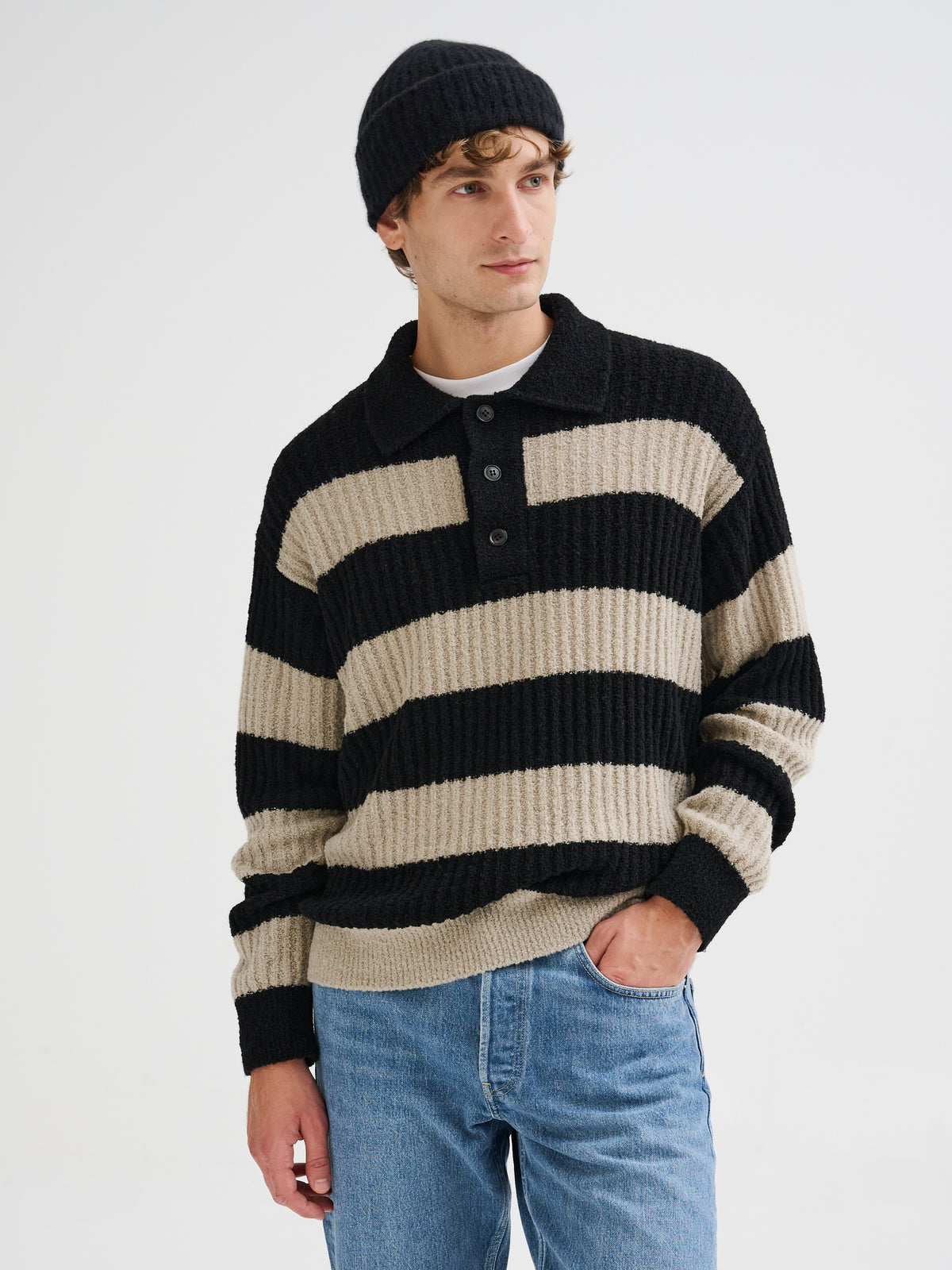 Cashmere and silk beanie