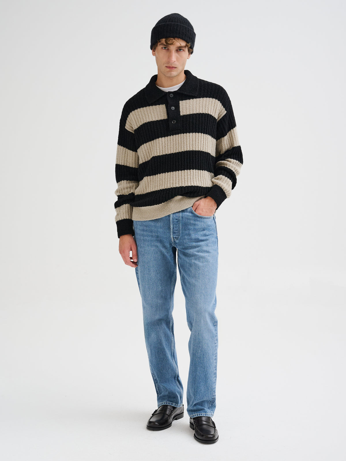 Cashmere and silk beanie