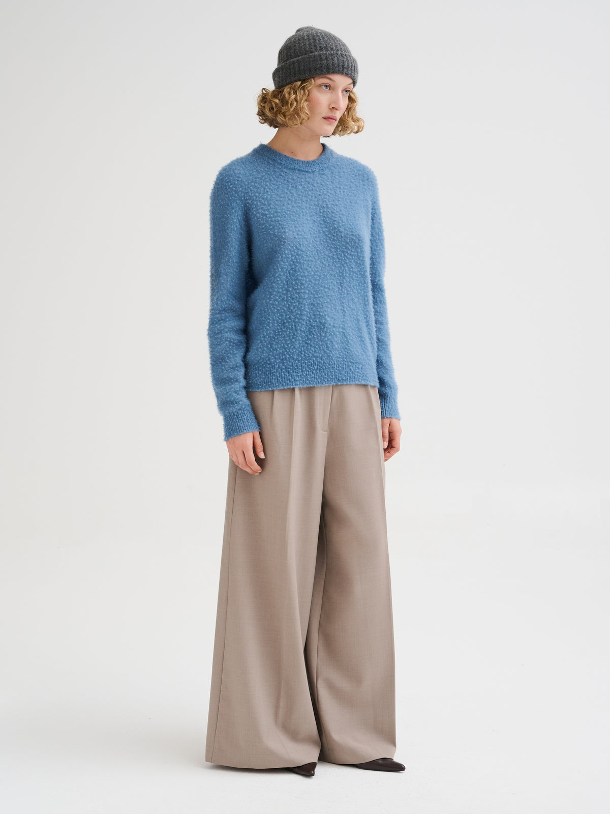 Cashmere and silk beanie