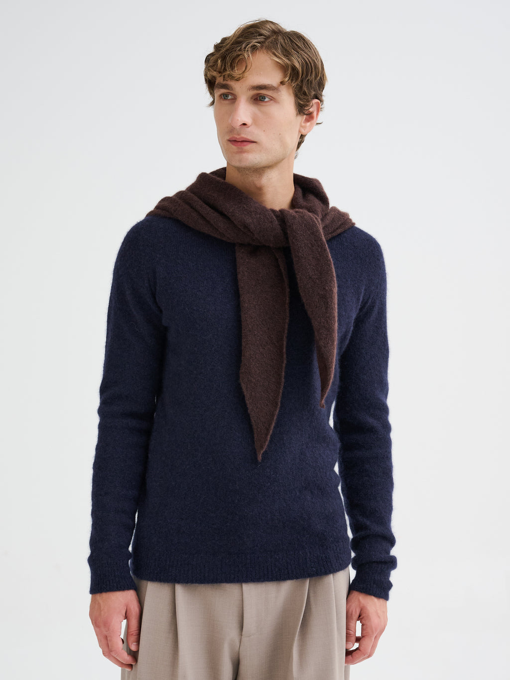 Cashmere and silk bandana