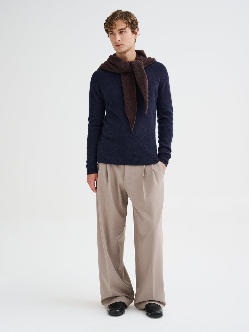Cashmere and silk bandana